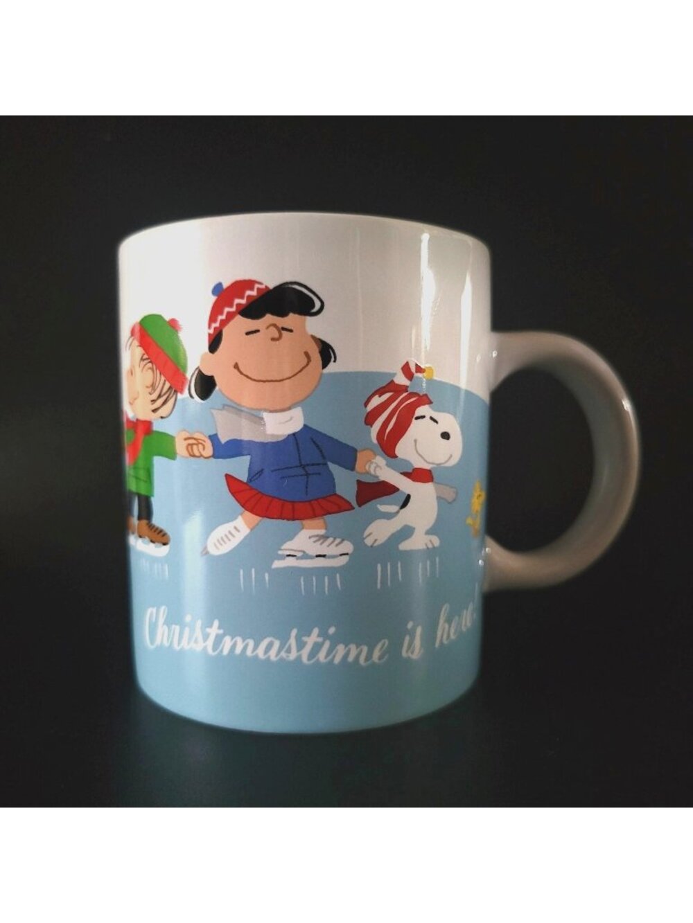 Hallmark Peanuts Gang "Christmastime Is Here" Mug Snoopy, Charlie Brown, Lucy